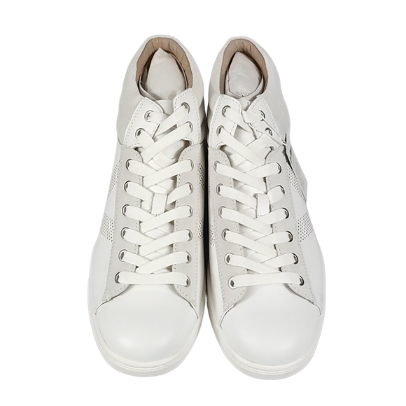 Vionic Mott Malcom Men's Sneakers High Top Comfort Shoe in White - Picture 4 of 11